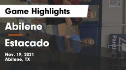Abilene  vs Estacado  Game Highlights - Nov. 19, 2021