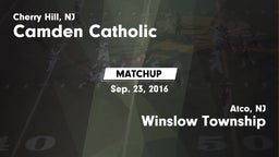 Matchup: Camden Catholic vs. Winslow Township  2016
