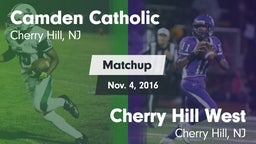 Matchup: Camden Catholic vs. Cherry Hill West  2016