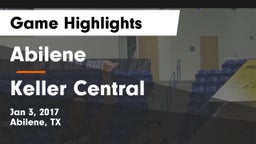 Abilene  vs Keller Central  Game Highlights - Jan 3, 2017