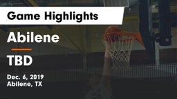 Abilene  vs TBD Game Highlights - Dec. 6, 2019
