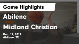 Abilene  vs Midland Christian  Game Highlights - Dec. 12, 2019