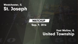 Matchup: St. Joseph High vs. United Township 2016