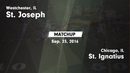 Matchup: St. Joseph High vs. St. Ignatius  2016