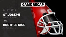 Recap: St. Joseph  vs. Brother Rice  2016