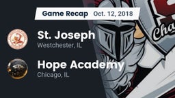 Recap: St. Joseph  vs. Hope Academy  2018