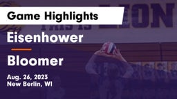 Eisenhower  vs Bloomer Game Highlights - Aug. 26, 2023