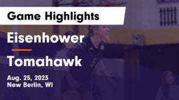 Eisenhower  vs Tomahawk  Game Highlights - Aug. 25, 2023