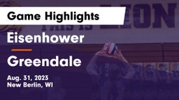 Eisenhower  vs Greendale  Game Highlights - Aug. 31, 2023