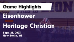 Eisenhower  vs Heritage Christian Game Highlights - Sept. 23, 2023