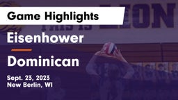 Eisenhower  vs Dominican Game Highlights - Sept. 23, 2023