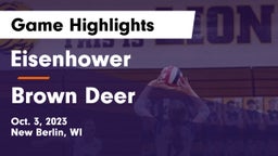 Eisenhower  vs Brown Deer  Game Highlights - Oct. 3, 2023