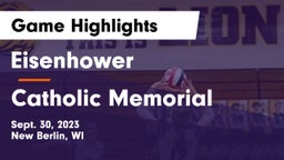 Eisenhower  vs Catholic Memorial Game Highlights - Sept. 30, 2023