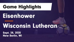 Eisenhower  vs Wisconsin Lutheran  Game Highlights - Sept. 28, 2020