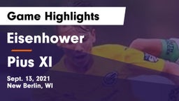 Eisenhower  vs Pius XI Game Highlights - Sept. 13, 2021