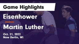Eisenhower  vs Martin Luther  Game Highlights - Oct. 21, 2022