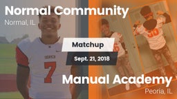 Matchup: Normal Community vs. Manual Academy  2018