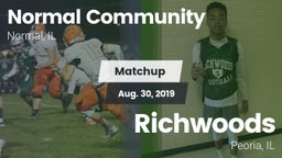 Matchup: Normal Community vs. Richwoods  2019