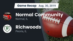 Recap: Normal Community  vs. Richwoods  2019