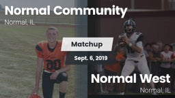 Matchup: Normal Community vs. Normal West  2019