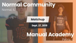 Matchup: Normal Community vs. Manual Academy  2019