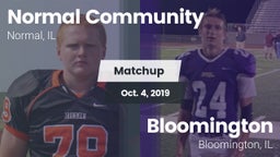 Matchup: Normal Community vs. Bloomington  2019