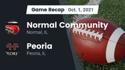 Recap: Normal Community  vs. Peoria  2021