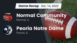 Recap: Normal Community  vs. Peoria Notre Dame  2022