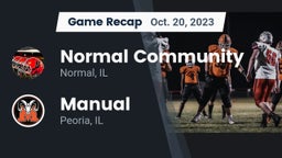 Recap: Normal Community  vs. Manual  2023