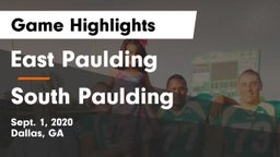 East Paulding  vs South Paulding  Game Highlights - Sept. 1, 2020