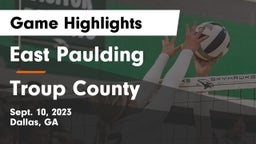 East Paulding  vs Troup County  Game Highlights - Sept. 10, 2023