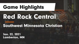 Red Rock Central  vs Southwest Minnesota Christian Game Highlights - Jan. 22, 2021