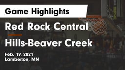Red Rock Central  vs Hills-Beaver Creek  Game Highlights - Feb. 19, 2021