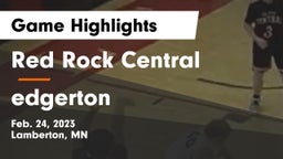 Red Rock Central  vs edgerton Game Highlights - Feb. 24, 2023