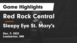 Red Rock Central  vs Sleepy Eye St. Mary's  Game Highlights - Dec. 9, 2023