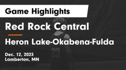 Red Rock Central  vs Heron Lake-Okabena-Fulda Game Highlights - Dec. 12, 2023
