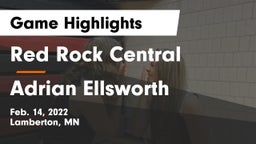 Red Rock Central  vs Adrian Ellsworth Game Highlights - Feb. 14, 2022