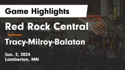 Red Rock Central  vs Tracy-Milroy-Balaton  Game Highlights - Jan. 2, 2024