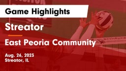 Streator  vs East Peoria Community  Game Highlights - Aug. 26, 2023