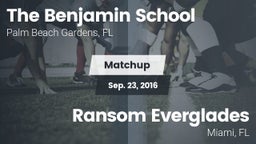Matchup: The Benjamin School vs. Ransom Everglades  2016