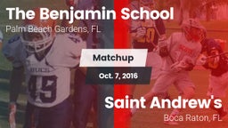 Matchup: The Benjamin School vs. Saint Andrew's  2016