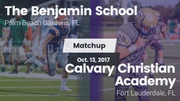 Matchup: The Benjamin School vs. Calvary Christian Academy 2017
