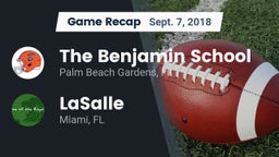 Recap: The Benjamin School vs. LaSalle  2018