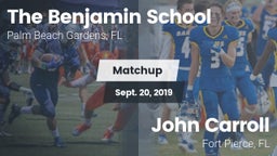 Matchup: The Benjamin School vs. John Carroll  2019