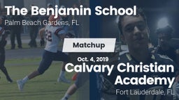 Matchup: The Benjamin School vs. Calvary Christian Academy 2019