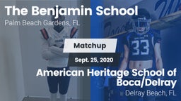 Matchup: The Benjamin School vs. American Heritage School of Boca/Delray 2020