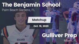 Matchup: The Benjamin School vs. Gulliver Prep  2020