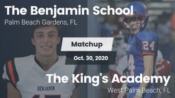 Matchup: The Benjamin School vs. The King's Academy 2020