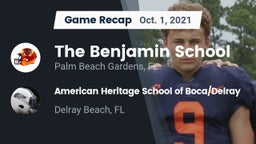 Recap: The Benjamin School vs. American Heritage School of Boca/Delray 2021