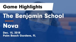 The Benjamin School vs Nova Game Highlights - Dec. 15, 2018